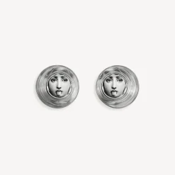 Glasses And Coasters<Fornasetti 2 Glasses Set Tema E Variazioni Black