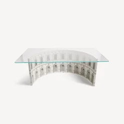 Tables<Fornasetti Amphitheatre Table Architettura White/Black