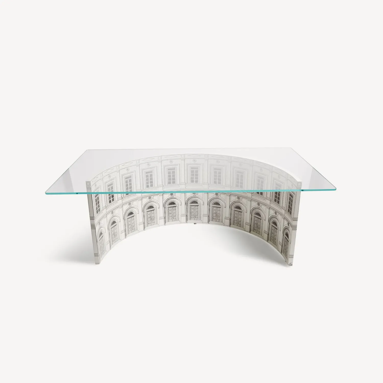 Tables<Fornasetti Amphitheatre Table Architettura White/Black