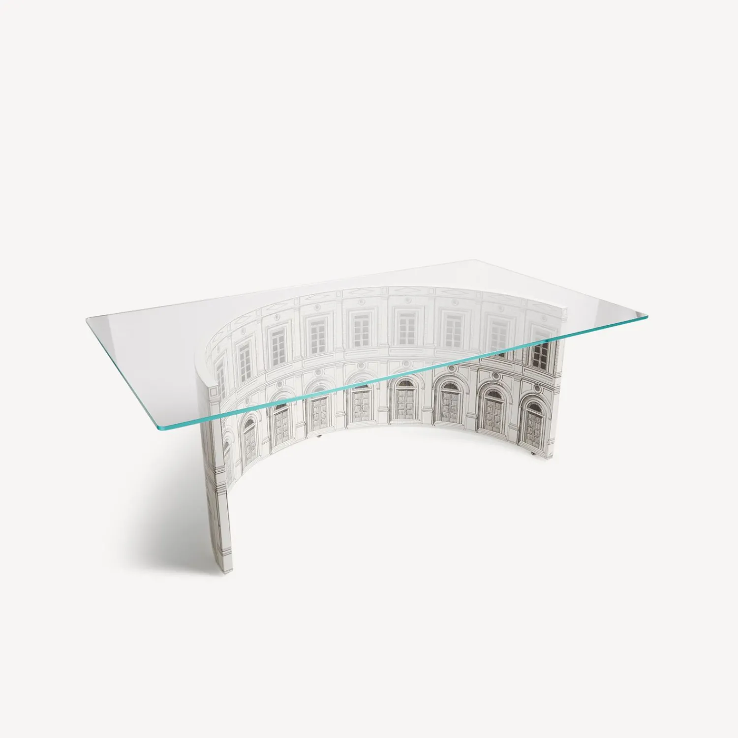 Tables<Fornasetti Amphitheatre Table Architettura White/Black
