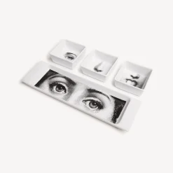 Appetizer Sets And Centrepieces<Fornasetti Appetizer Set I Sensi White/Black