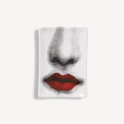 Design Ashtrays<Fornasetti Ashtray Bocca White/Black/Red