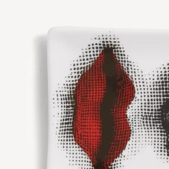 Design Ashtrays<Fornasetti Ashtray Bocca White/Black/Red