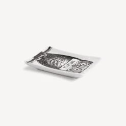 Design Ashtrays<Fornasetti Ashtray Civetta White/Black