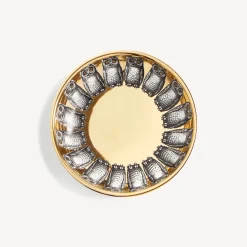 Design Ashtrays<Fornasetti Ashtray Giro Di Civette White/Black/Gold