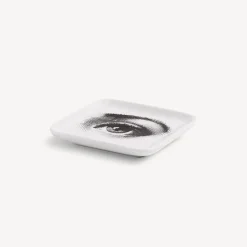 Design Ashtrays<Fornasetti Ashtray Occhio White/Black