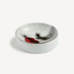 Design Ashtrays<Fornasetti Ashtray Red Lips - Tema E Variazioni N.397 White/Black/Red
