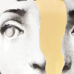 Design Ashtrays<Fornasetti Ashtray Tema E Variazioni N.10 White/Black/Gold