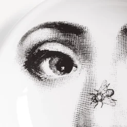 Design Ashtrays<Fornasetti Ashtray Tema E Variazioni N.396 White/Black