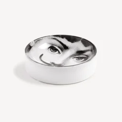Design Ashtrays<Fornasetti Ashtray Tema E Variazioni N.21 White/Black