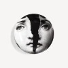 Design Ashtrays<Fornasetti Ashtray Tema E Variazioni N.10 White/Black