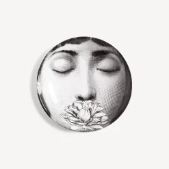 Design Ashtrays<Fornasetti Ashtray Tema E Variazioni N.393 White/Black