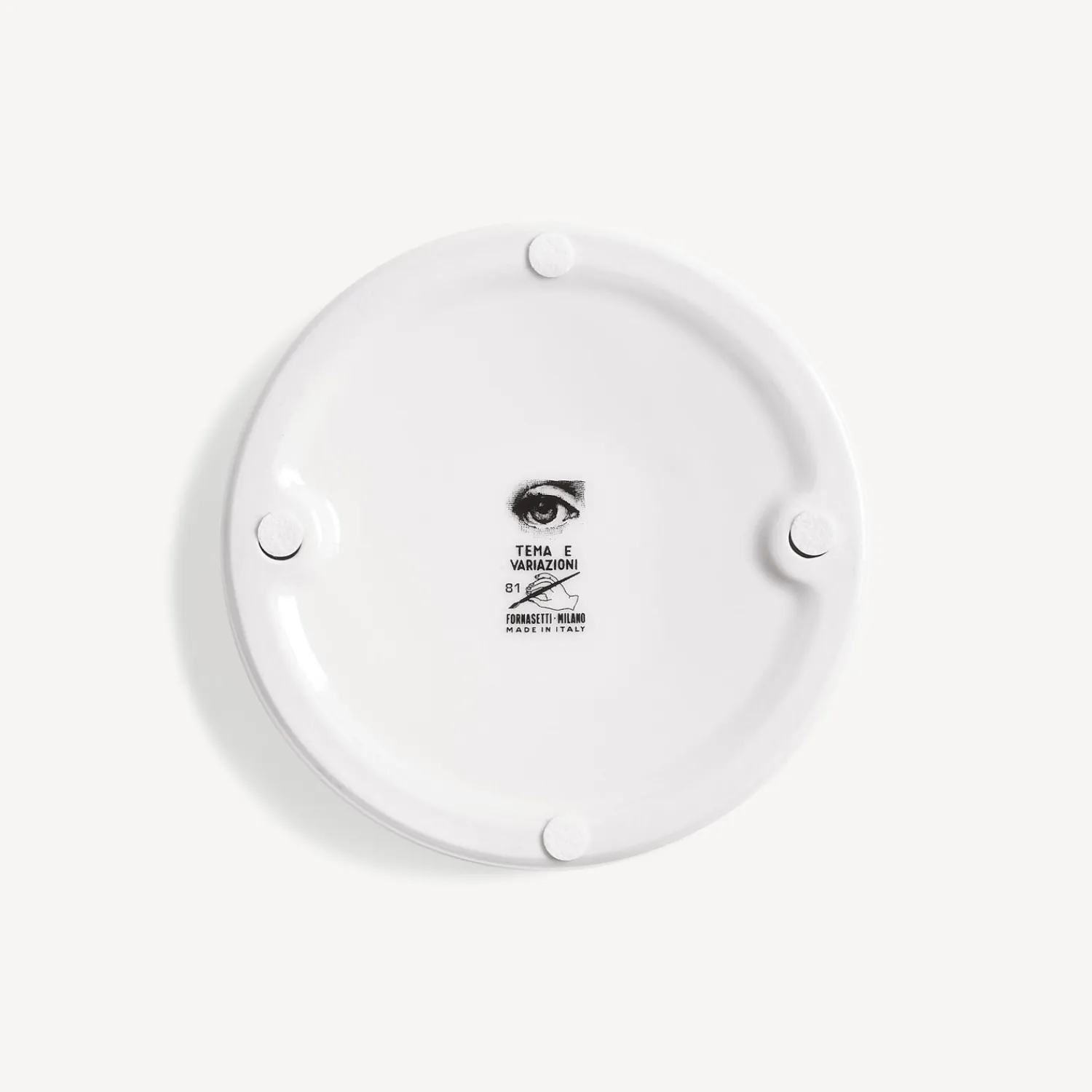 Design Ashtrays<Fornasetti Ashtray Tema E Variazioni N.81 White/Black