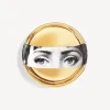 Design Ashtrays<Fornasetti Ashtray Tema E Variazioni N.32 White/Black/Gold