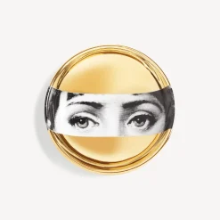 Design Ashtrays<Fornasetti Ashtray Tema E Variazioni N.32 White/Black/Gold