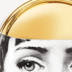 Design Ashtrays<Fornasetti Ashtray Tema E Variazioni N.32 White/Black/Gold