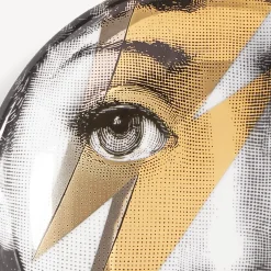 Design Ashtrays<Fornasetti Ashtray Tema E Variazioni N.375 White/Black/Gold