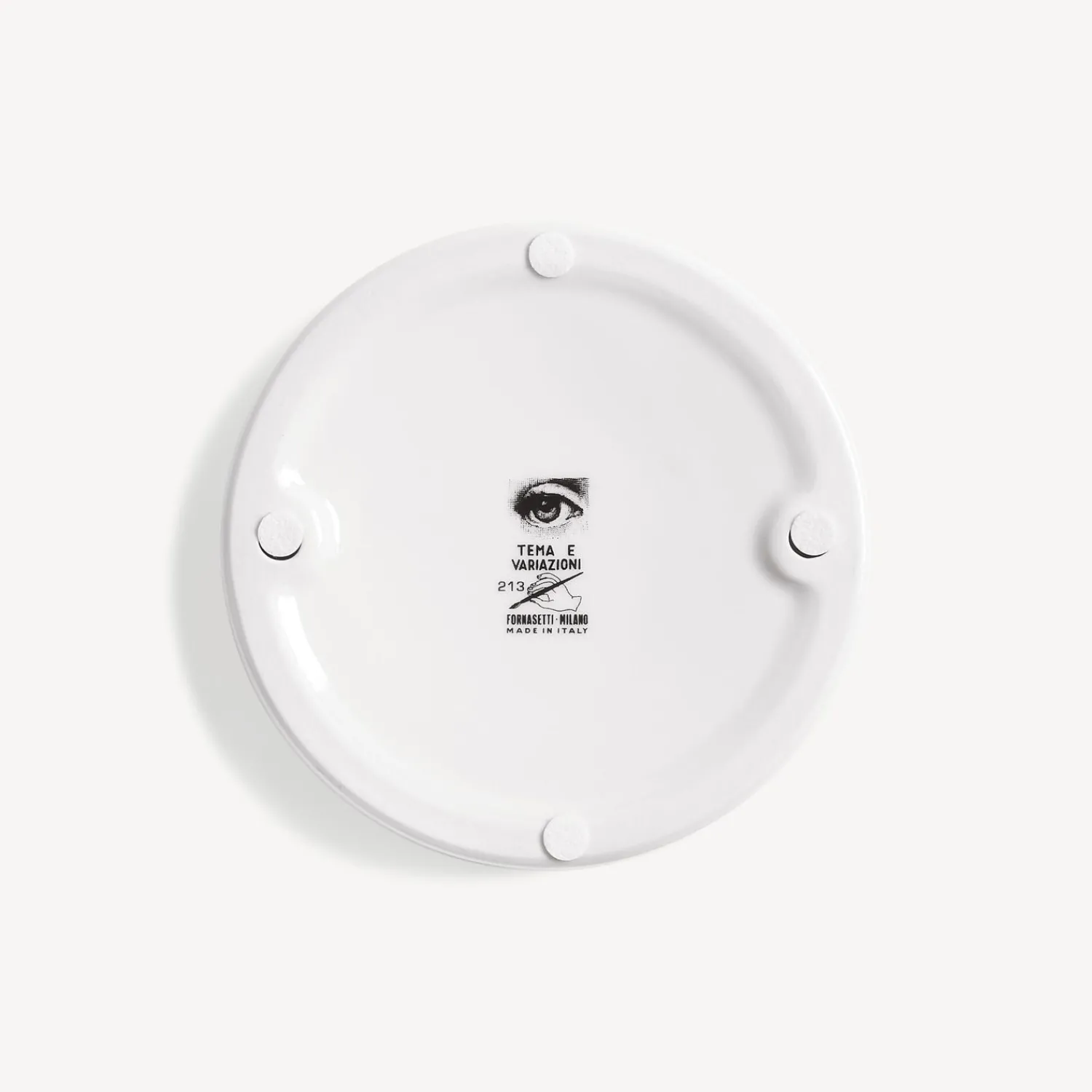Design Ashtrays<Fornasetti Ashtray Tema E Variazioni N.213 White/Black
