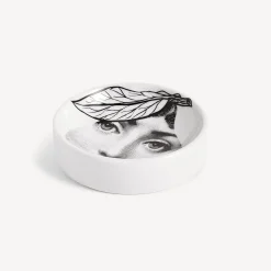 Design Ashtrays<Fornasetti Ashtray Tema E Variazioni N.24 White/Black