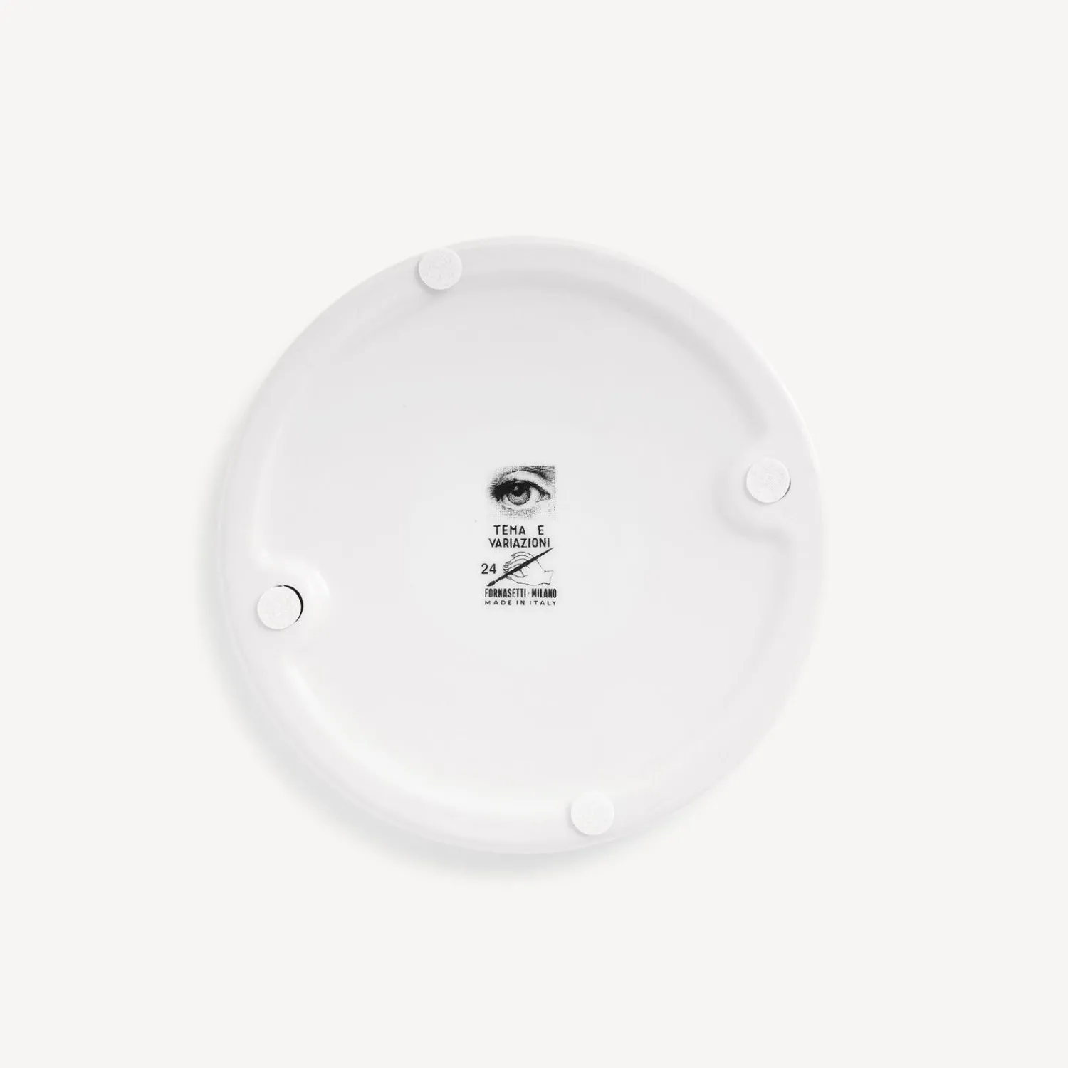 Design Ashtrays<Fornasetti Ashtray Tema E Variazioni N.24 White/Black