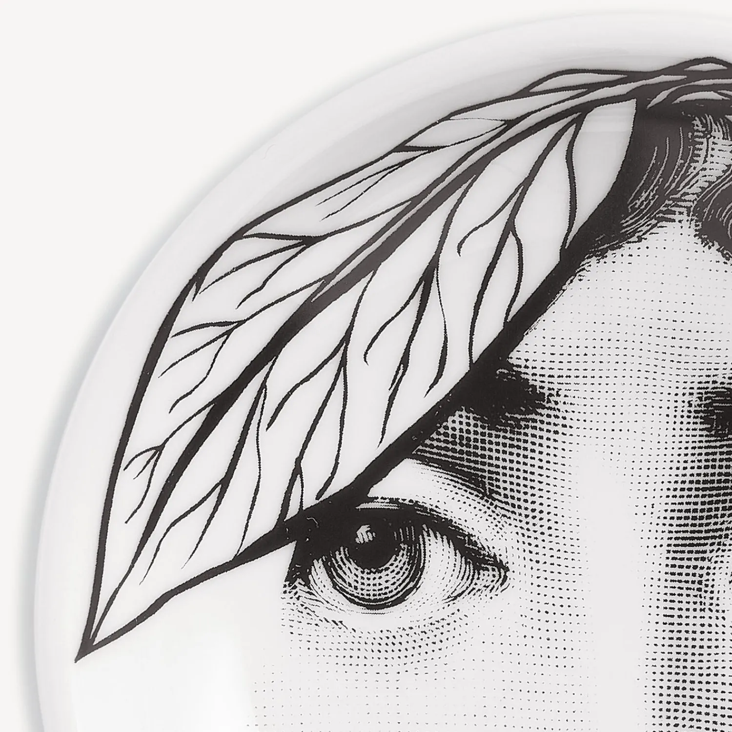 Design Ashtrays<Fornasetti Ashtray Tema E Variazioni N.24 White/Black