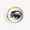 Design Ashtrays<Fornasetti Ashtray Tema E Variazioni N.35 White/Black/Gold