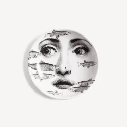 Design Ashtrays<Fornasetti Ashtray Tema E Variazioni N.392 White/Black