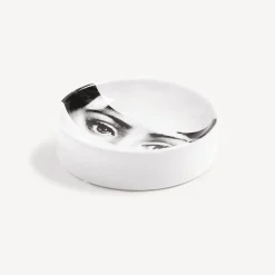 Design Ashtrays<Fornasetti Ashtray Tema E Variazioni N.32 White/Black