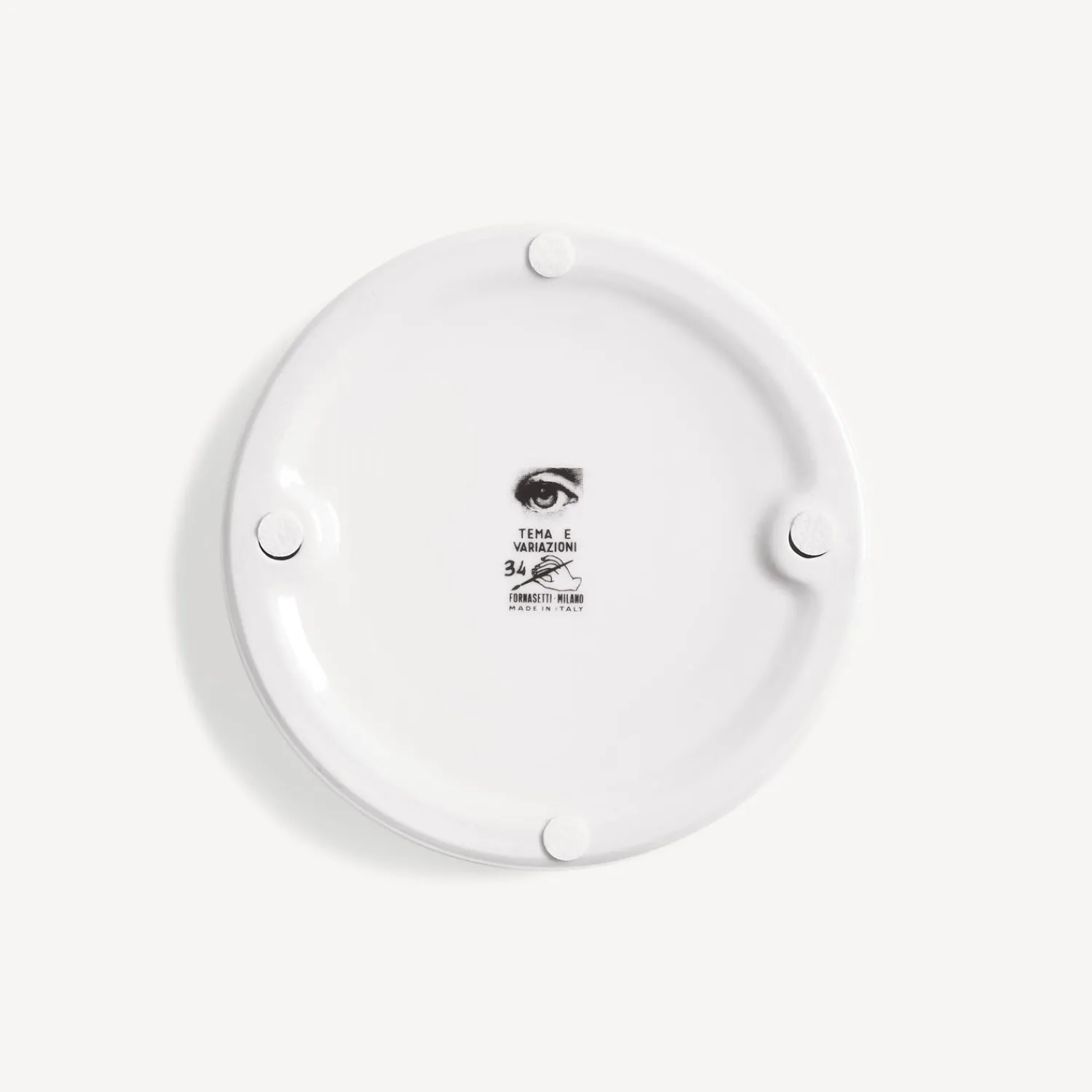Design Ashtrays<Fornasetti Ashtray Tema E Variazioni N.34 White/Black