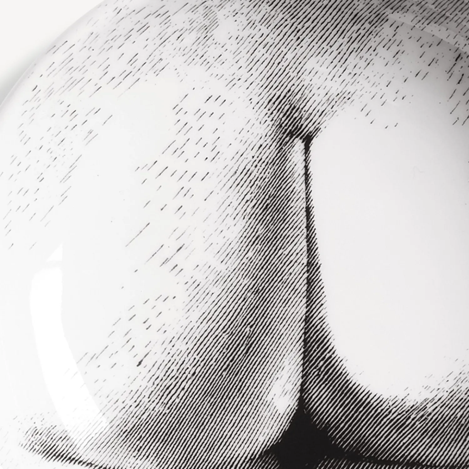 Design Ashtrays<Fornasetti Ashtray Tema E Variazioni N.306 White/Black