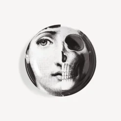 Design Ashtrays<Fornasetti Ashtray Tema E Variazioni N.288 White/Black