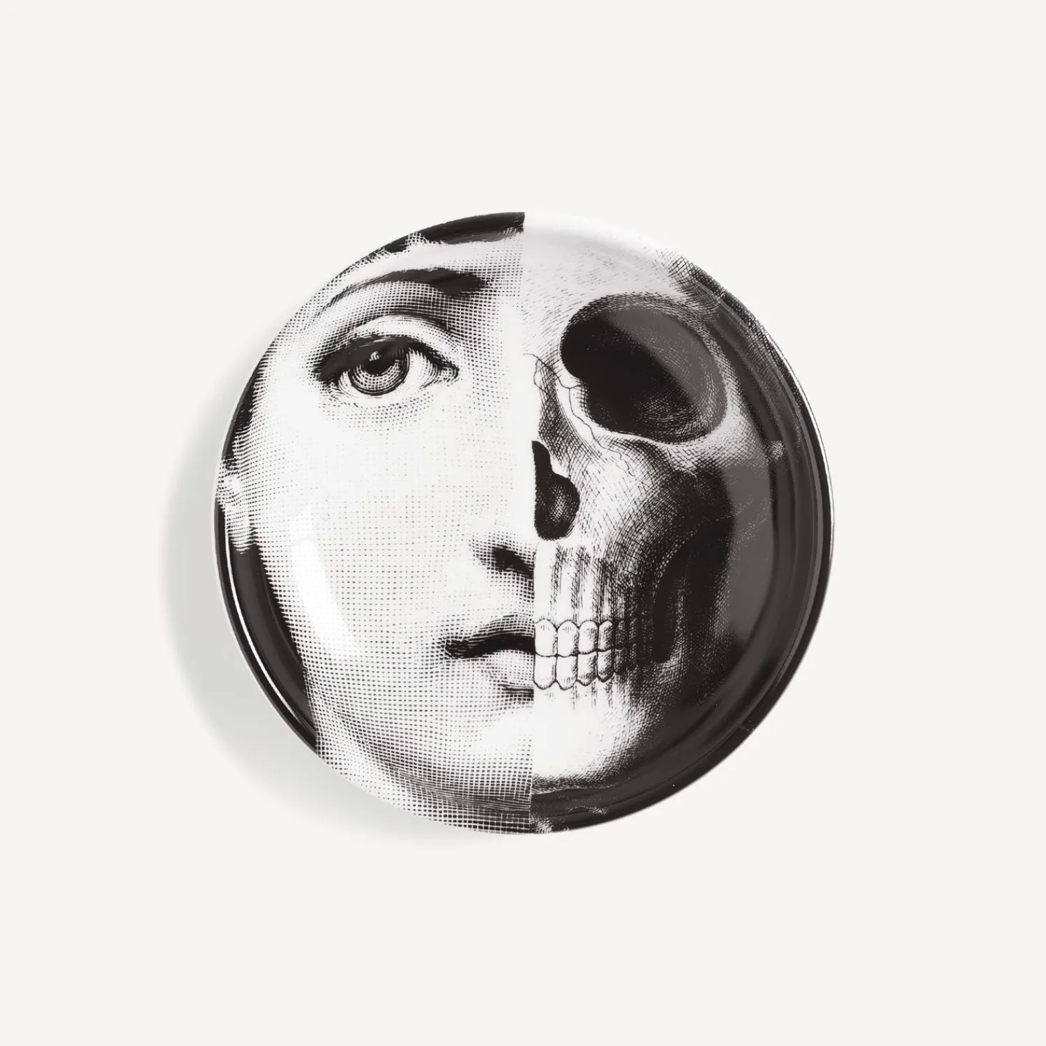 Design Ashtrays<Fornasetti Ashtray Tema E Variazioni N.288 White/Black