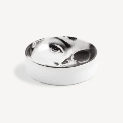 Design Ashtrays<Fornasetti Ashtray Tema E Variazioni N.288 White/Black