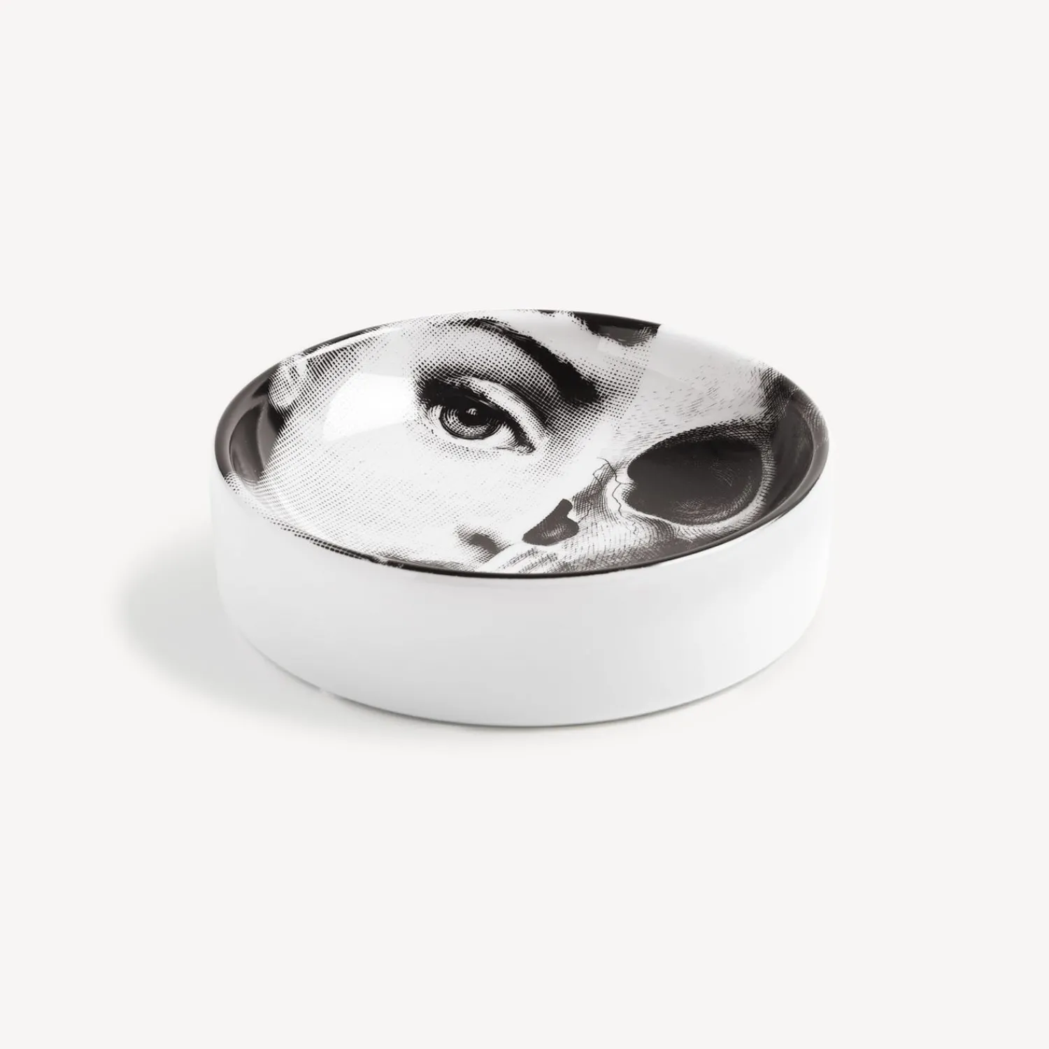 Design Ashtrays<Fornasetti Ashtray Tema E Variazioni N.288 White/Black