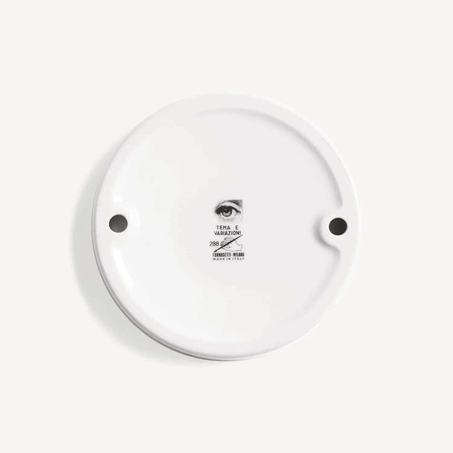 Design Ashtrays<Fornasetti Ashtray Tema E Variazioni N.288 White/Black