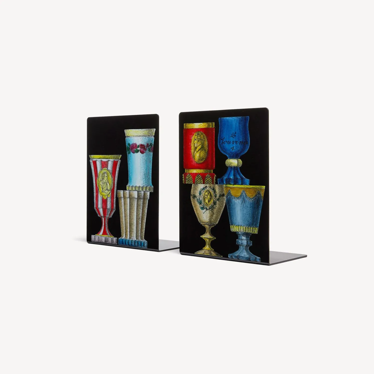 Bookends<Fornasetti Bookends Bicchieri Di Boemia Multicolour