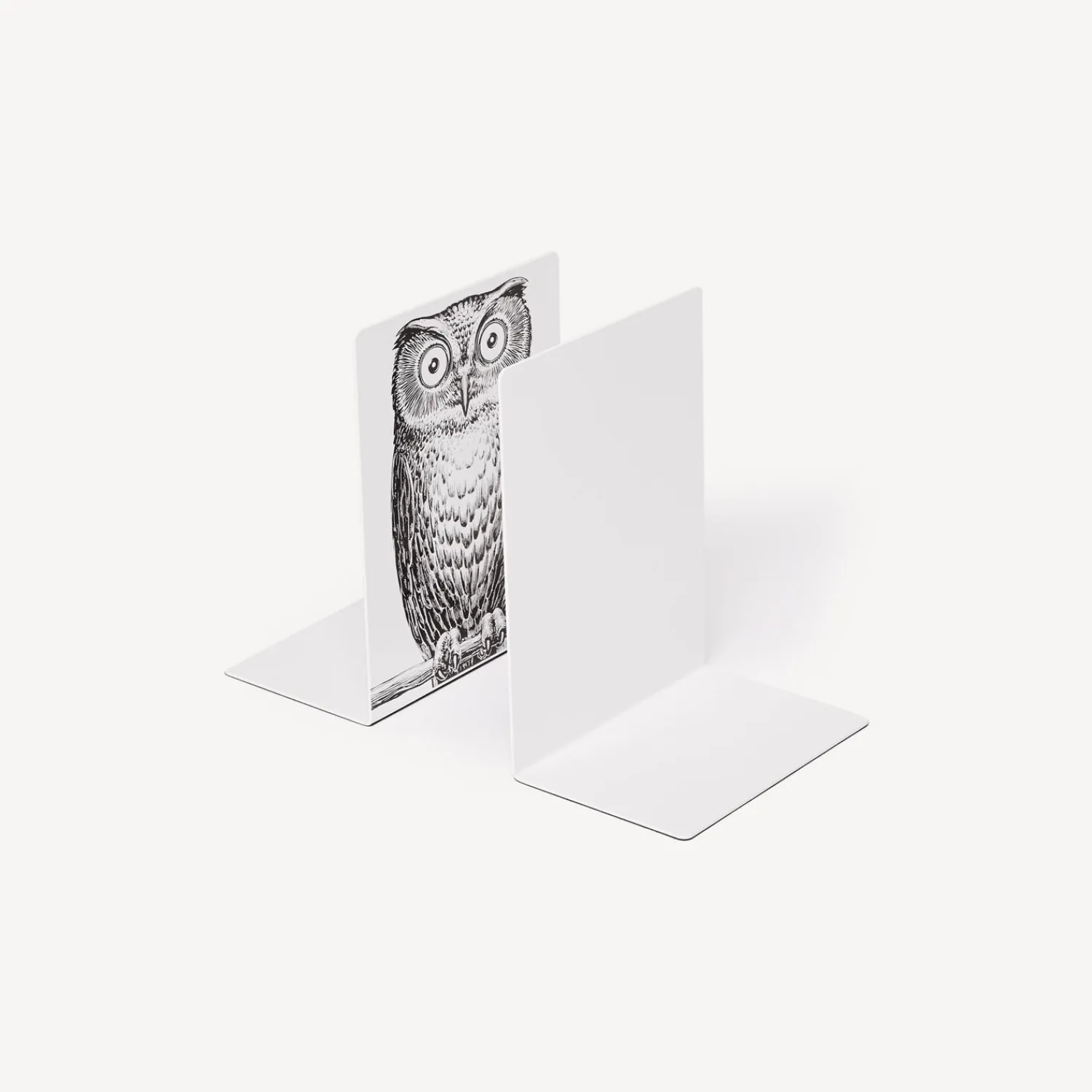 Bookends<Fornasetti Bookends Civetta White/Black