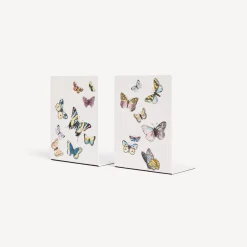 Bookends<Fornasetti Bookends Farfalle Multicolour