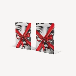 Bookends<Fornasetti Bookends Gift Tema E Variazioni N.171 White/Black/Red
