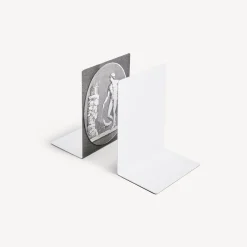 Bookends<Fornasetti Bookends Grandi Cammei White/Black
