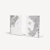 Bookends<Fornasetti Bookends Profili White/Black