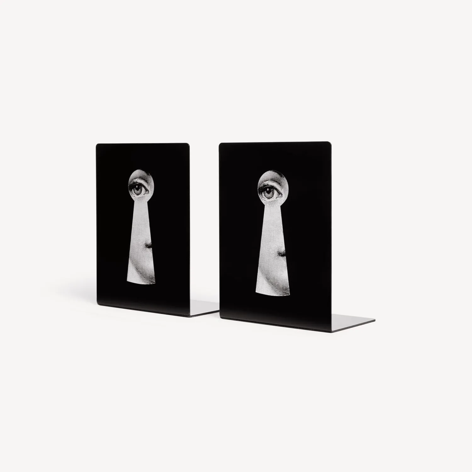 Bookends<Fornasetti Bookends Serratura White/Black