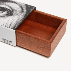 Glove Boxes<Fornasetti Box Occhio Con Finestra White/Black