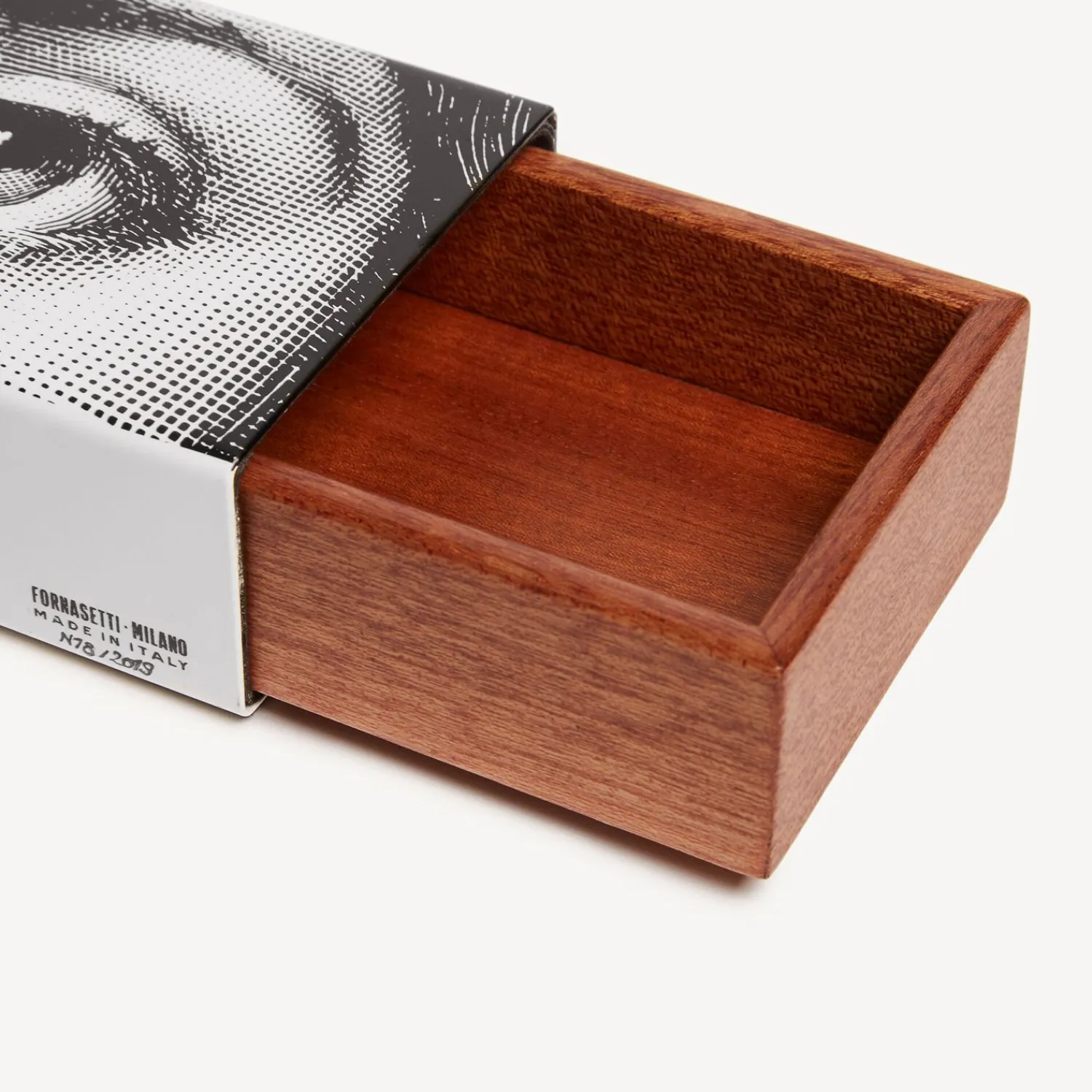 Glove Boxes<Fornasetti Box Occhio Con Finestra White/Black