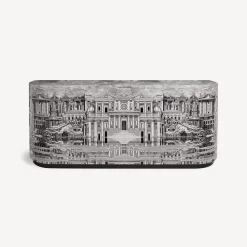 Curved Cabinets<Fornasetti Buffet Citta Che Si Rispecchia White/Black