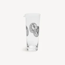 Glasses And Coasters<Fornasetti Carafe Cammei White/Black