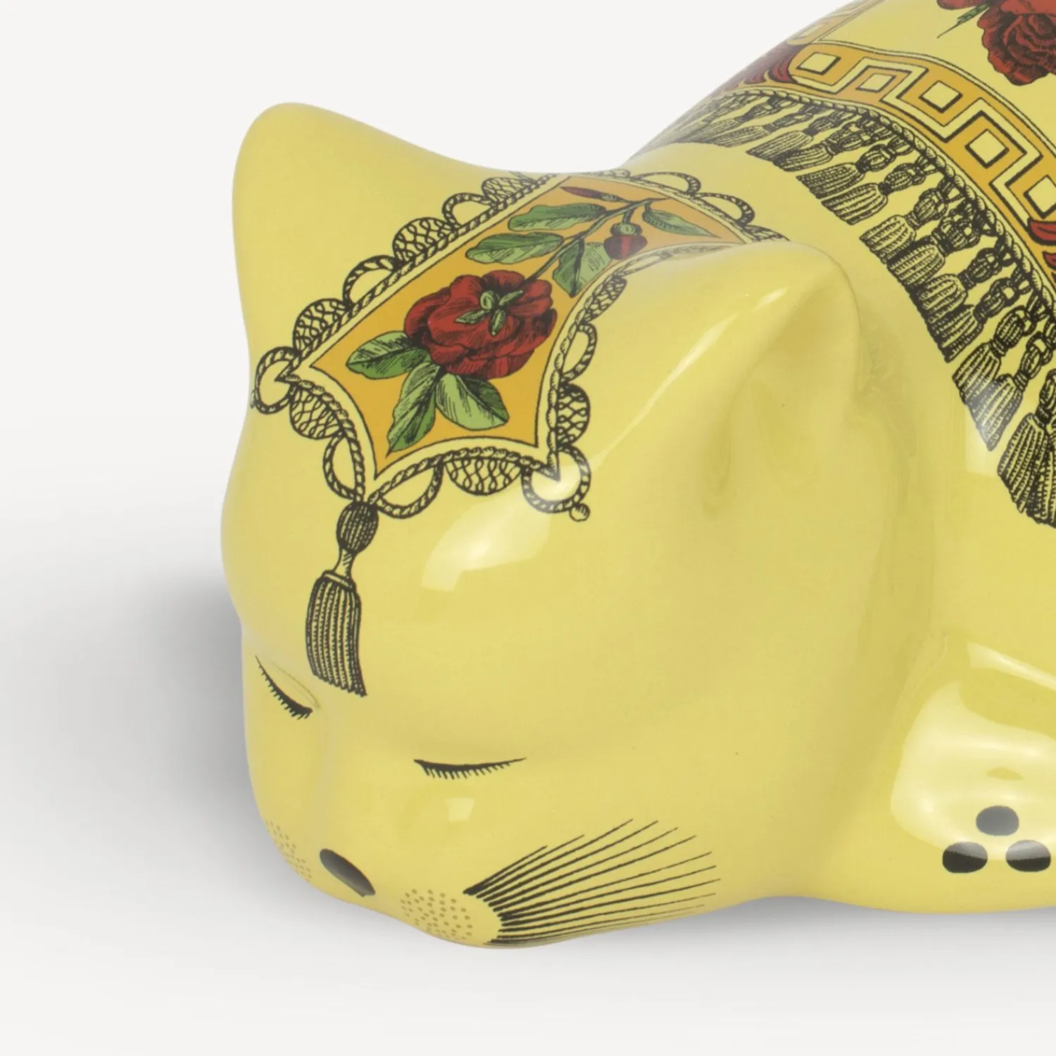 Ceramic Cats<Fornasetti Cat Mantellato Multicolour