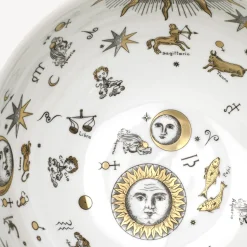 Appetizer Sets And Centrepieces<Fornasetti Centrepiece Astronomici White/Black/Gold
