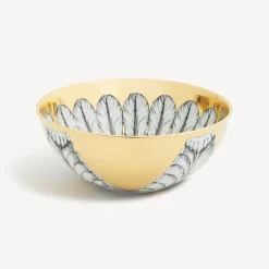 Appetizer Sets And Centrepieces<Fornasetti Centrepiece Rosone N.2 White/Black/Gold