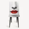 Chairs<Fornasetti Chair Bocca White/Black/Red